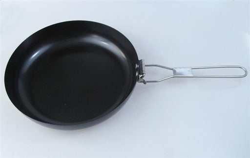 Steel with foldable arms pan