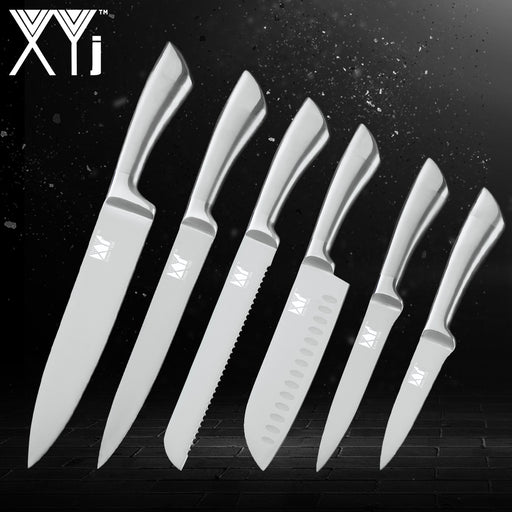 XYj 6 PCS Stainless Kitchen Knife Set